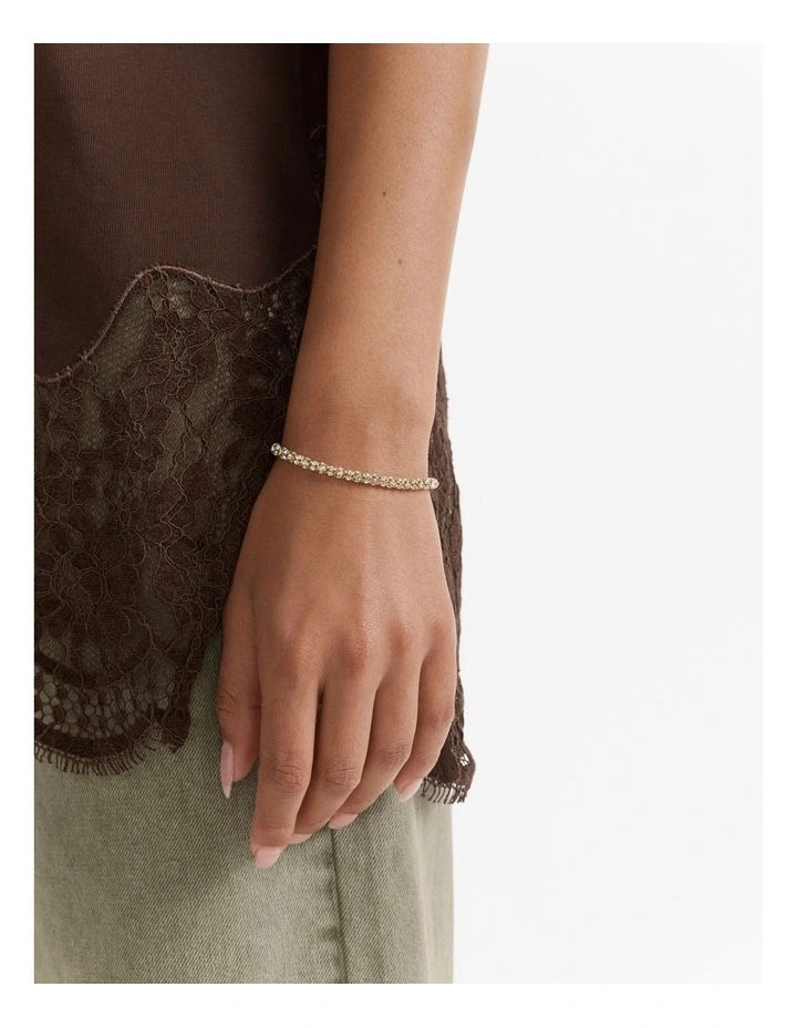 Dazzle Toggle Bracelet in Gold image 4