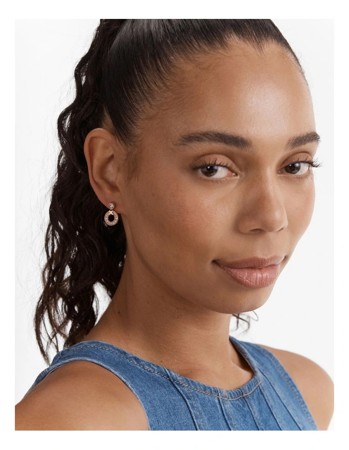 Encanto Drop Earrings in Rose Gold image 4