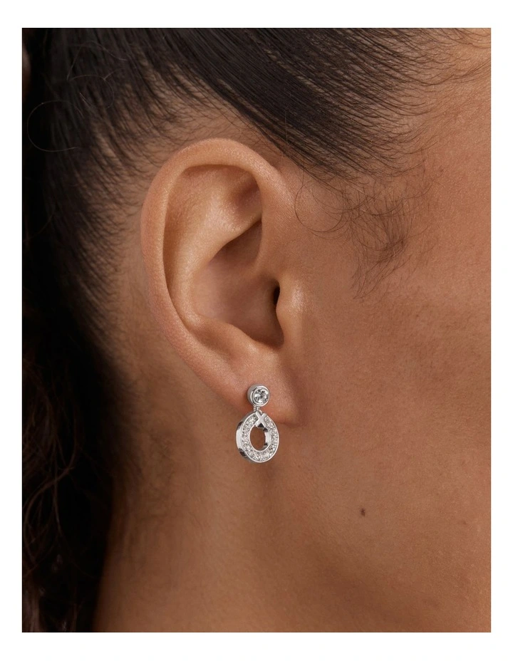 Encanto Drop Earrings in Silver image 2