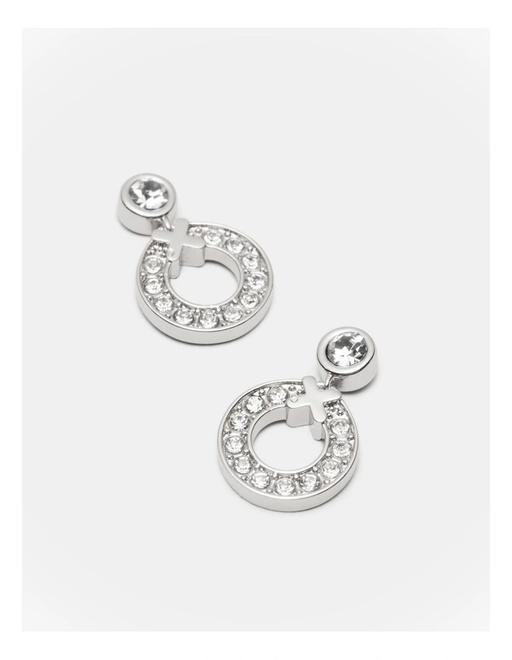 Encanto Drop Earrings in Silver image 3