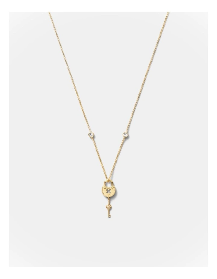 Lockette Necklace in Gold image 1