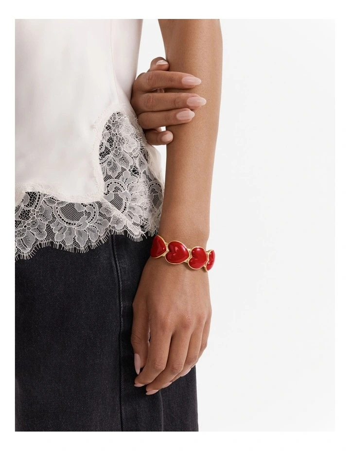 True Love Bangle in Lipstick Red image 4
