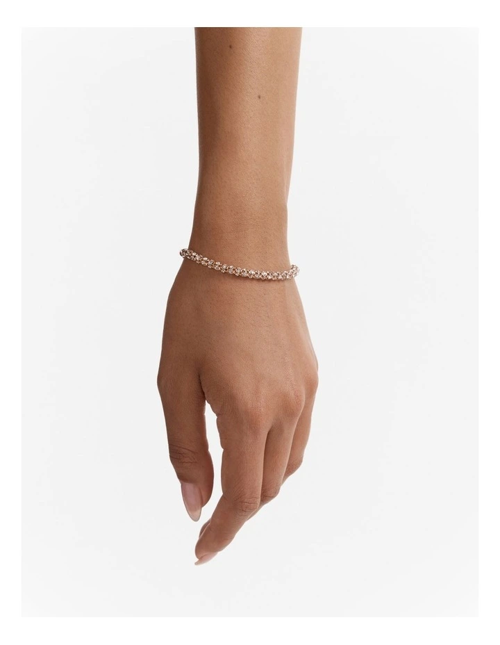 Dazzle Toggle Bracelet in Rose Gold image 2