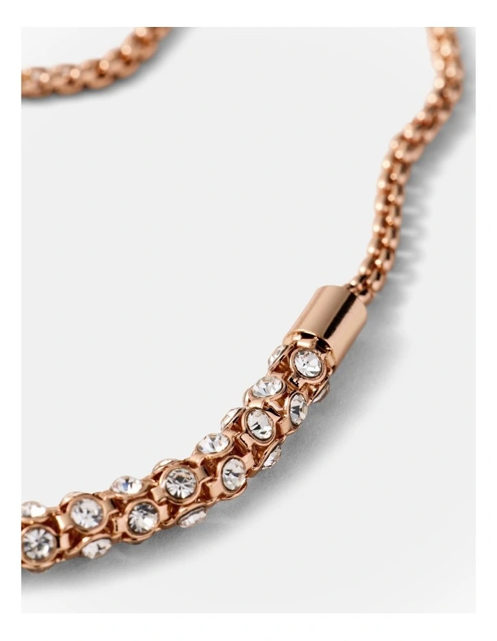 Dazzle Toggle Bracelet in Rose Gold image 3