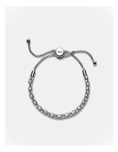 Dazzle Toggle Bracelet in Silver