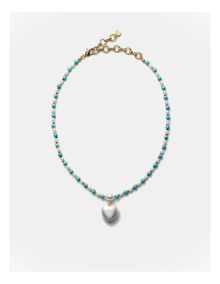 Heart And Seek Necklace in Turquoise image 4