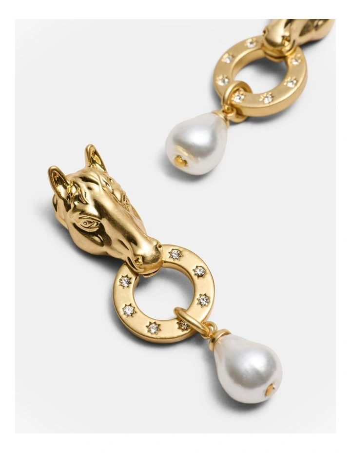 Rodeo Earrings in Gold image 3