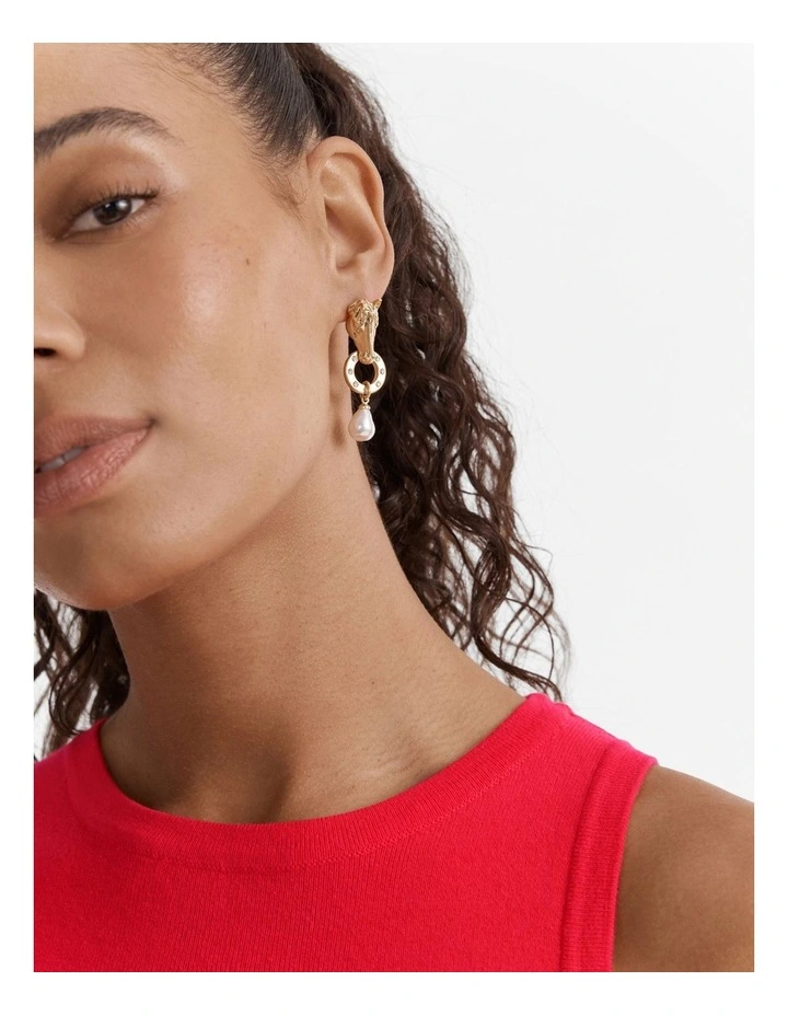 Rodeo Earrings in Gold image 4