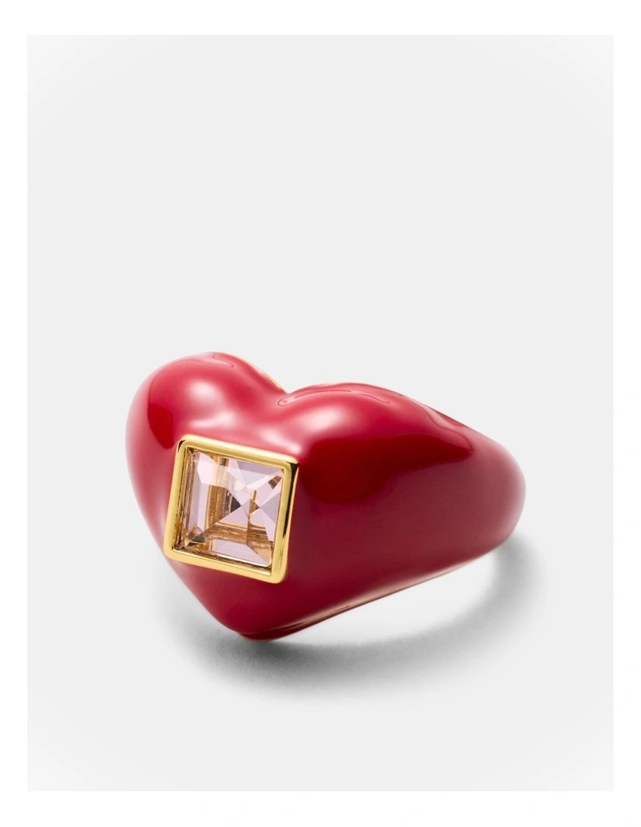 Devotion Ring in Lipstick Red image 3