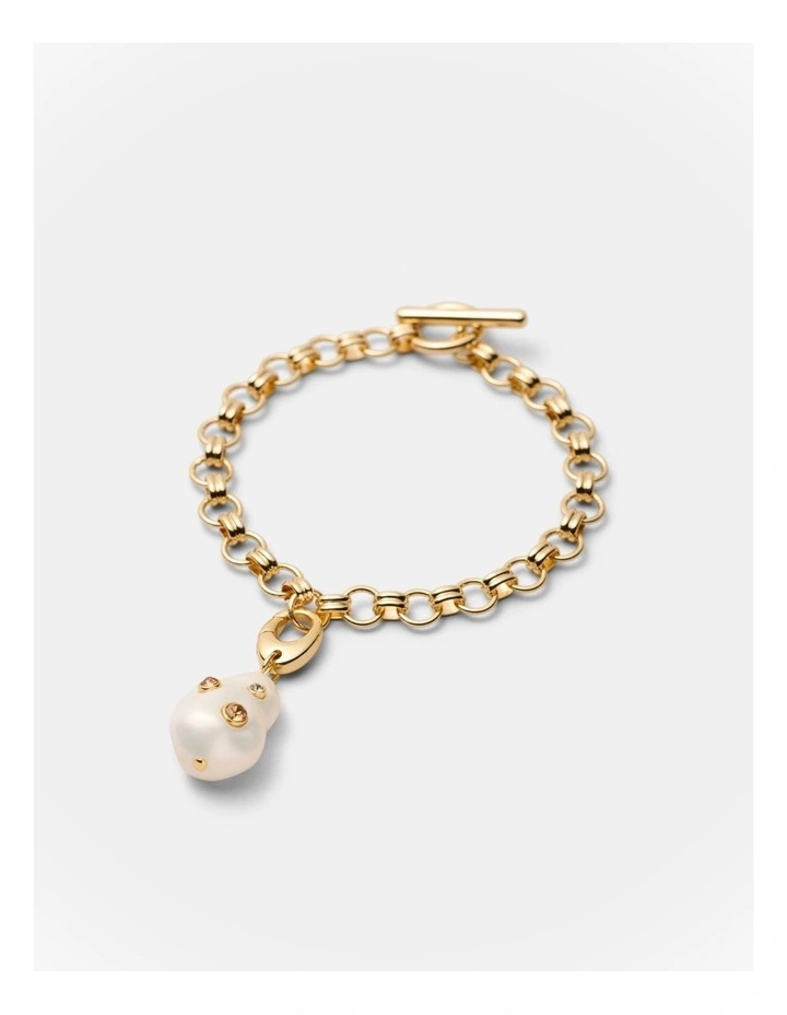 Desire Pearl Charm Necklace in Pearl image 2