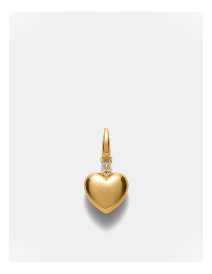 Affair Heart Charm Necklace in Gold image 1