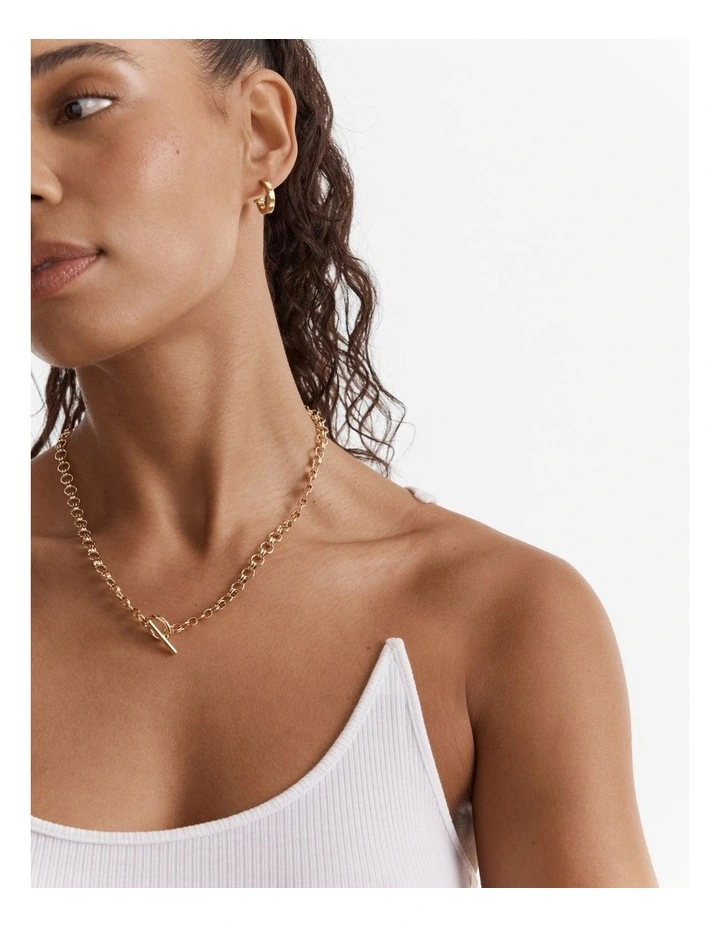 Bijoux Chain Necklace in Gold image 2