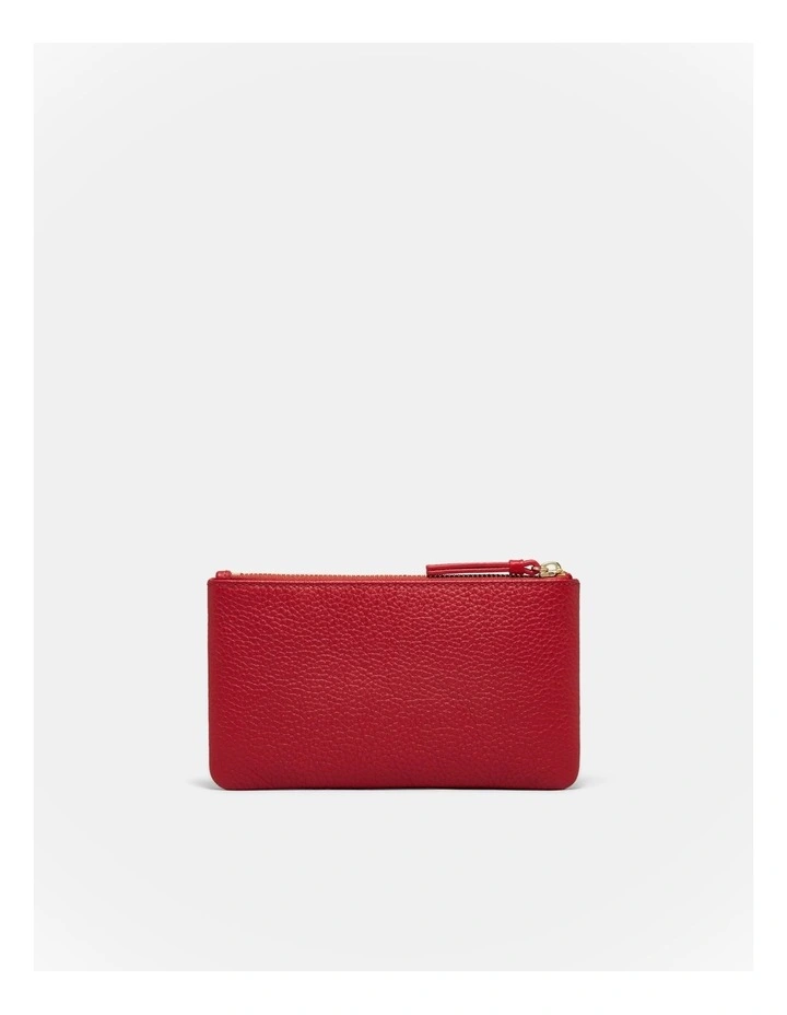 Bay Medium Pouch in Lipstick Red image 2