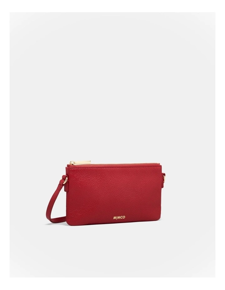 Rhiannon Pouch Crossbody Bag in Lipstick Red image 3