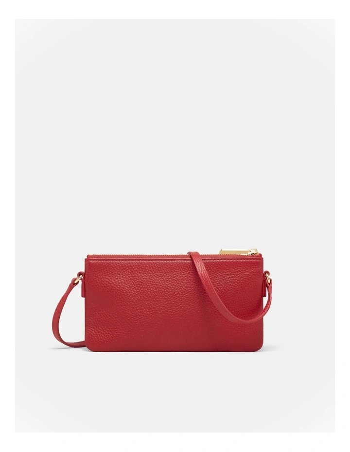 Rhiannon Pouch Crossbody Bag in Lipstick Red image 4