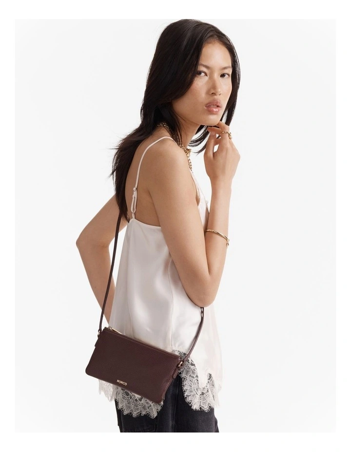 Rhiannon Pouch Crossbody Bag in Brandy image 2