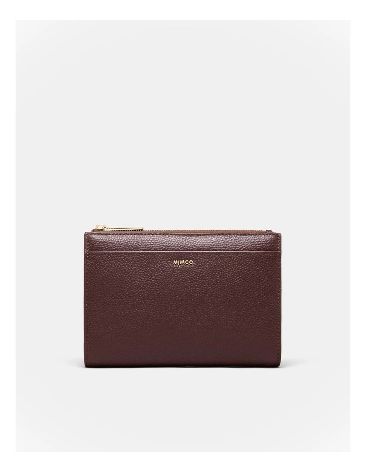 Yvette Gusset Pouch in Brandy image 1