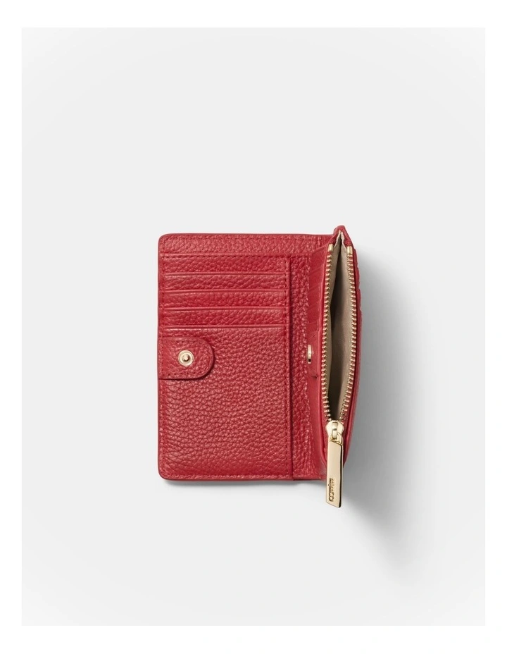 Drift Medium Wallet in Lipstick Red image 3