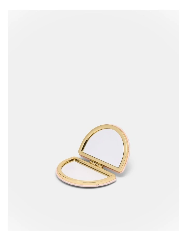 Lune Compact Mirror in Pink Dust image 2