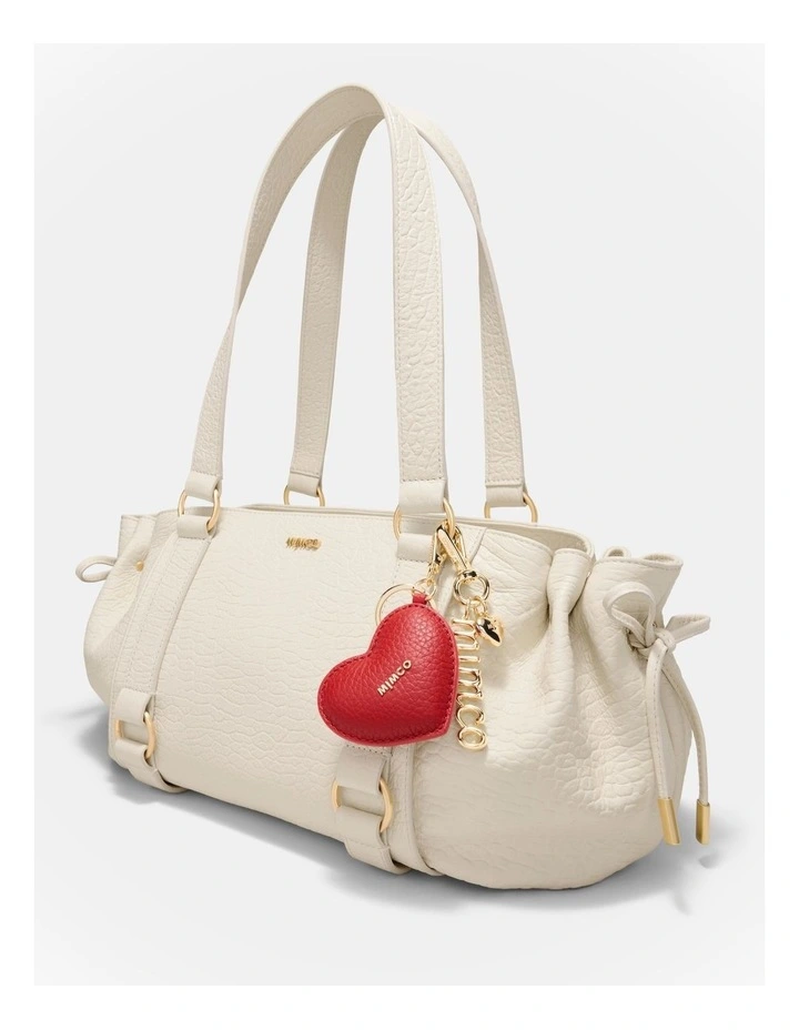 60314994 ROMANCE HEART BAG CHARM in Lipstick Red image 2