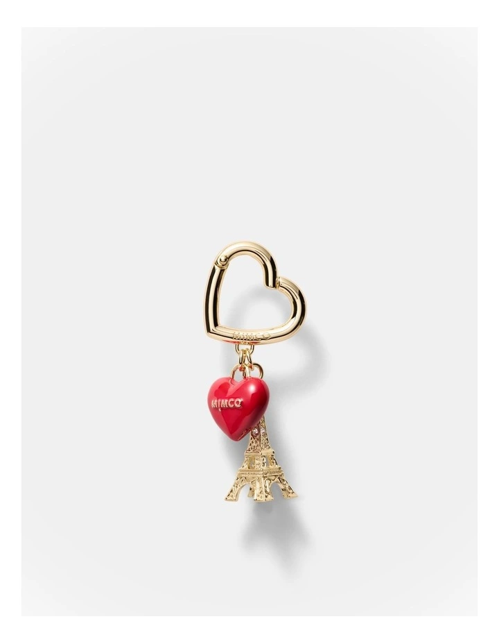 Love Paris Keyring in Lipstick Red image 1