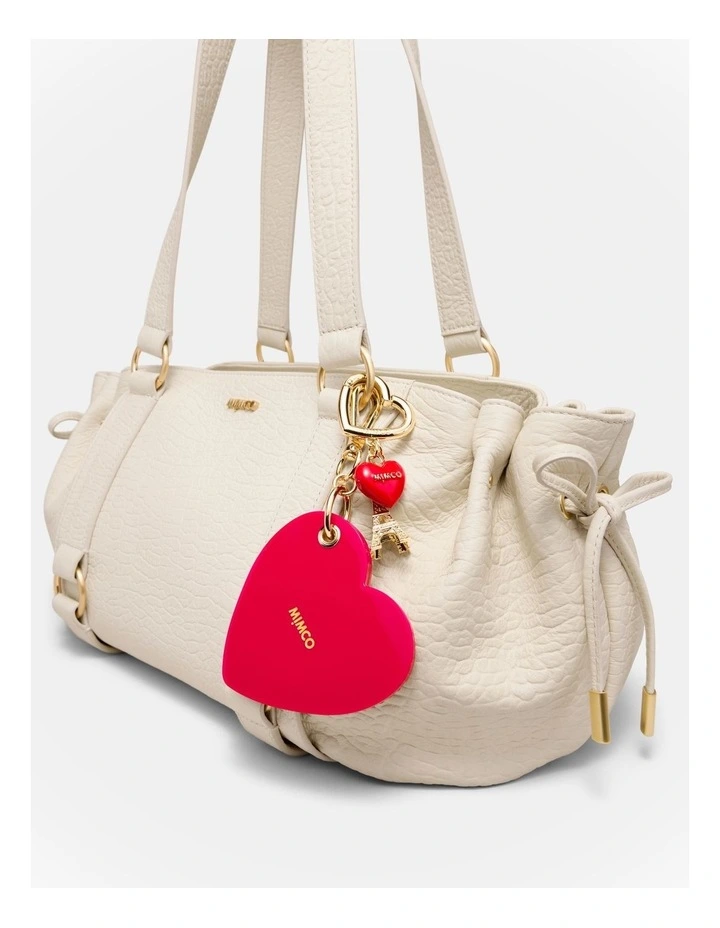 Love Paris Keyring in Lipstick Red image 2