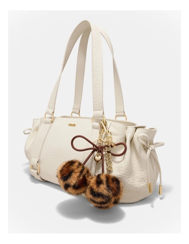 Cherry Keyring in Leopard image 2