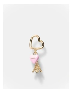 Love Paris Chain Bag Charm in Petal