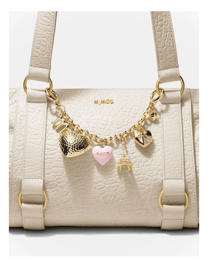 Love Paris Chain Bag Charm in Petal image 2