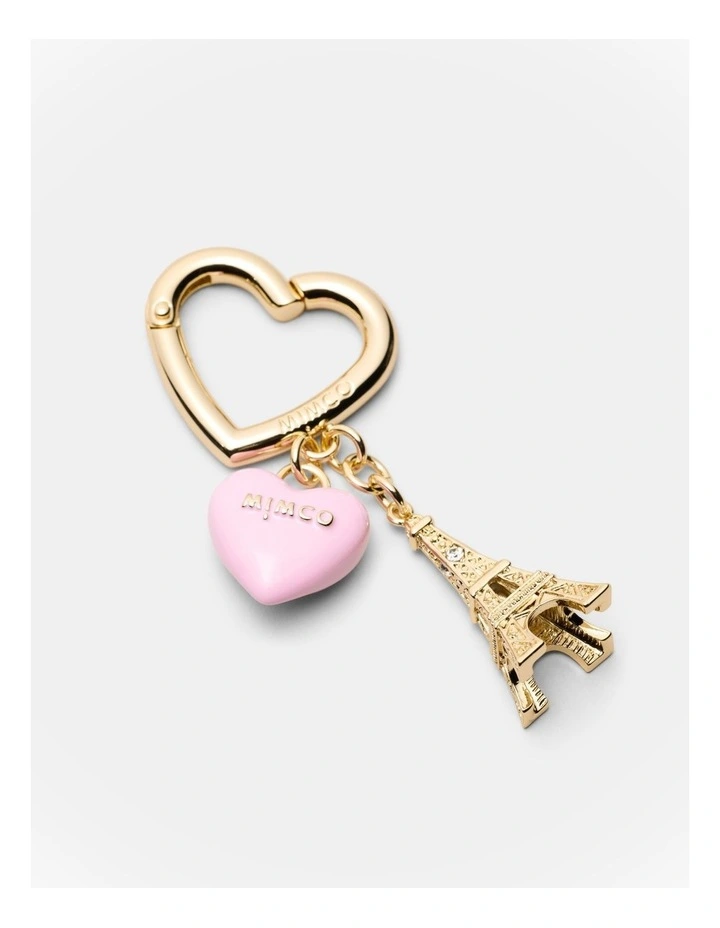 Love Paris Chain Bag Charm in Petal image 3