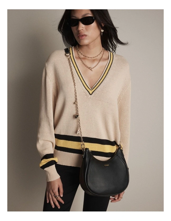 Love Paris Bag Strap in Black image 2