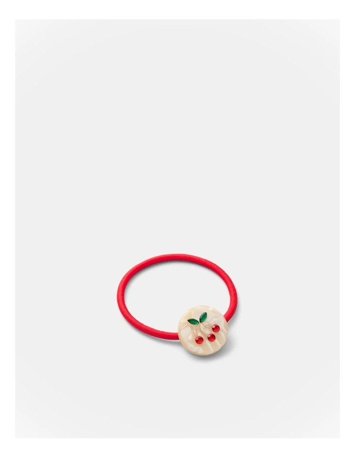 Cherry In Hair Tie in Red image 1