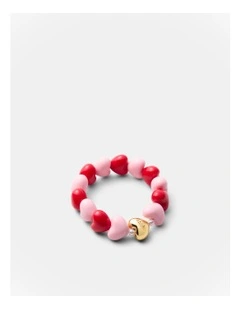 Lover Hair Tie in Lipstick Red