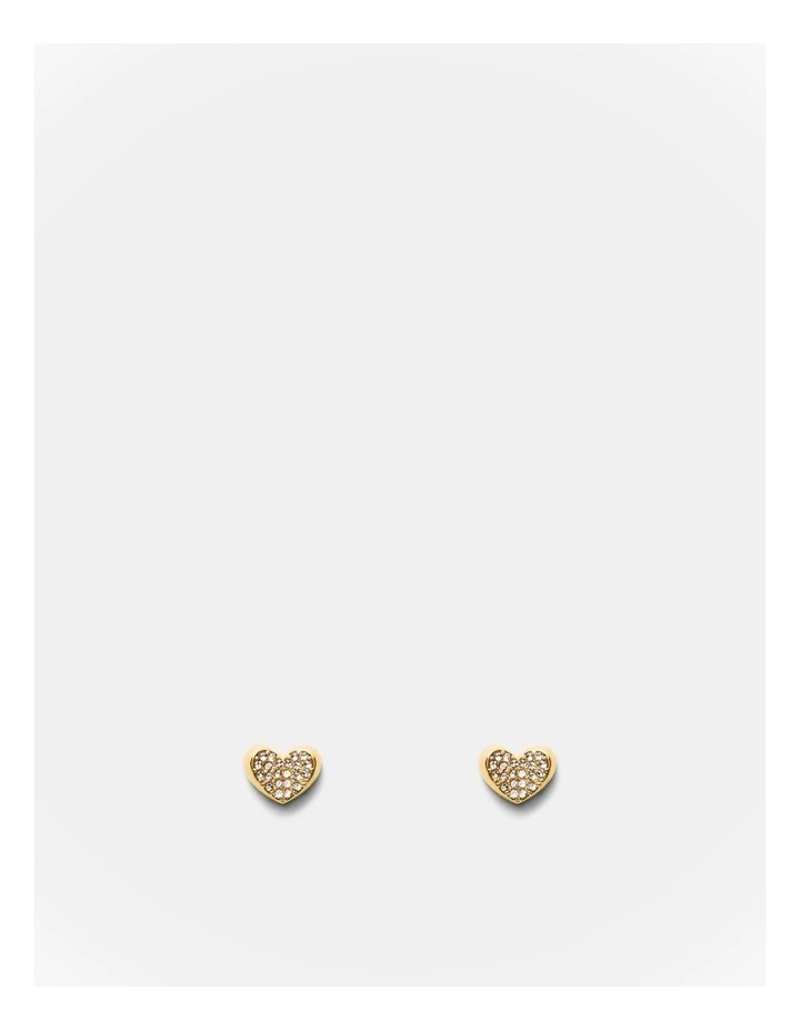Heart To Heart Stud in Gold image 1