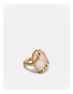 Gilded Ring in Petal