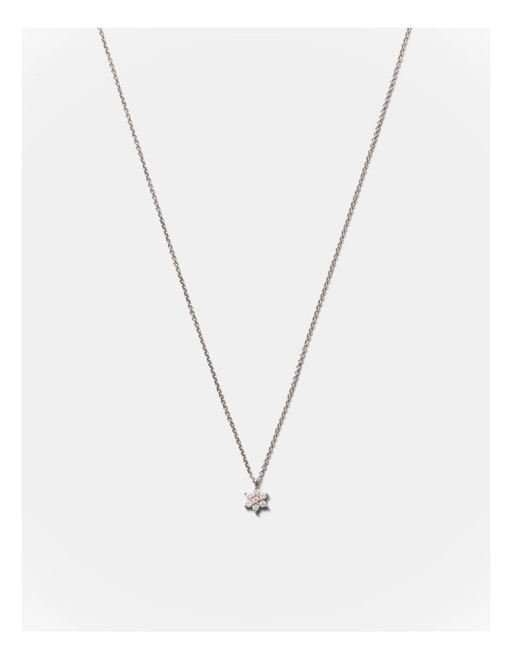 Flora Necklace in Silver image 1