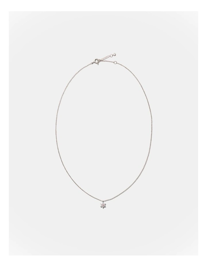 Flora Necklace in Silver image 4