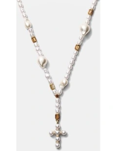 Poetic Necklace in Pearl