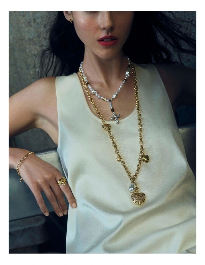 Poetic Necklace in Pearl image 2