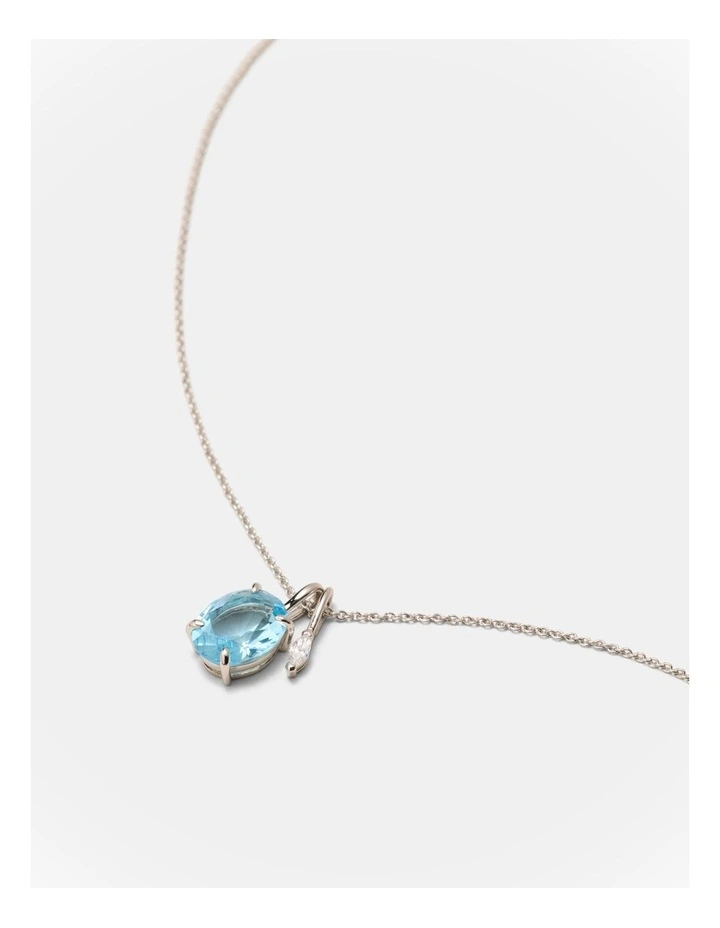 Sky Necklace in Sky Blue image 3