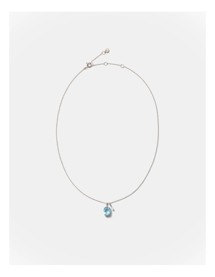 Sky Necklace in Sky Blue image 5