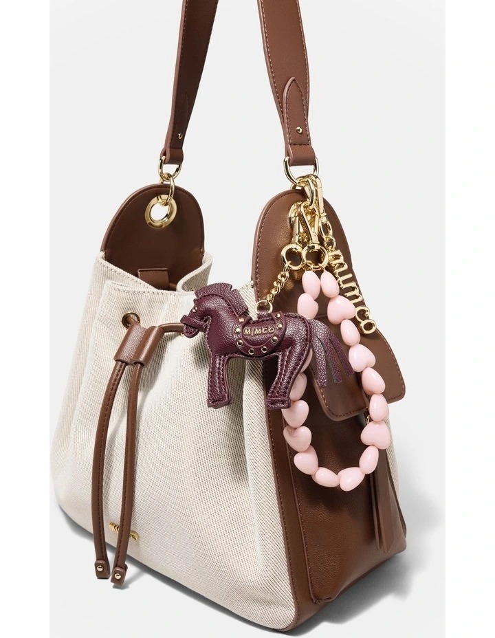 Horse Bag Charm in Chocolate image 2