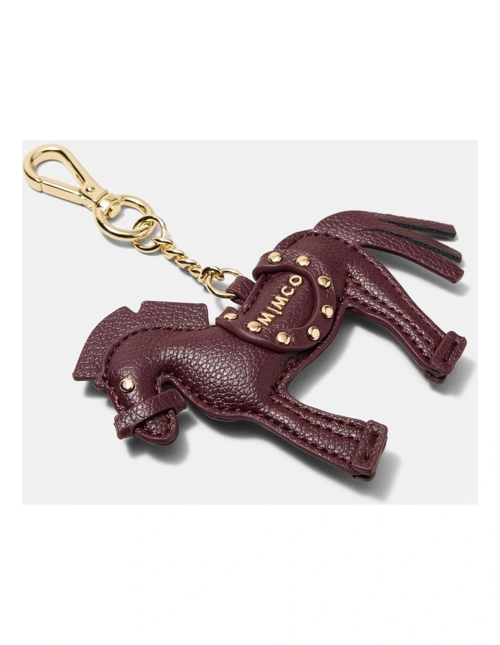 Horse Bag Charm in Chocolate image 3