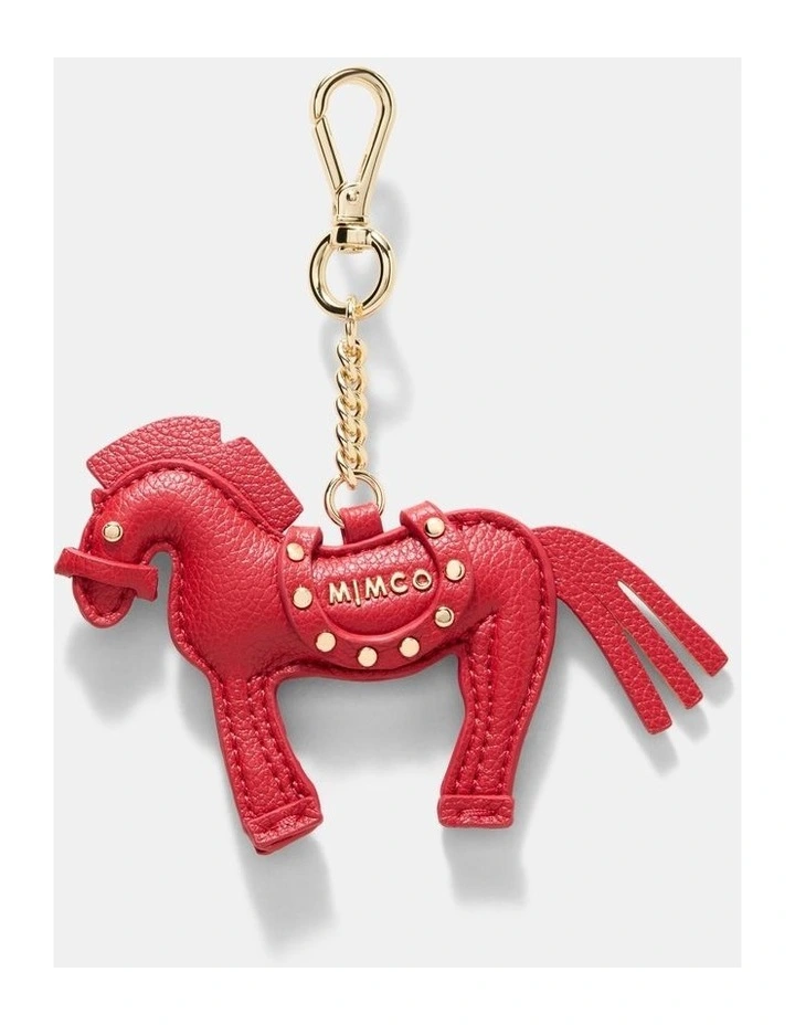 Horse Bag Charm in Lipstick Red image 1
