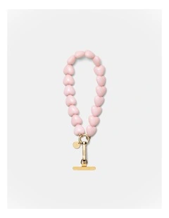 Heart Phone Wrist Strap in Petal