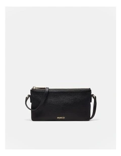 Rhiannon Pouch Crossbody Bag in Black