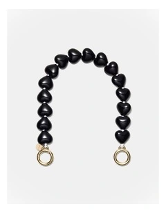 Lover Bag Necklace in Black