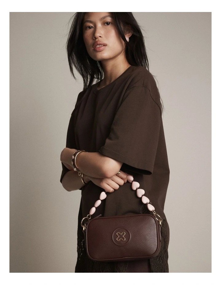 Lover Bag Necklace in Petal image 2