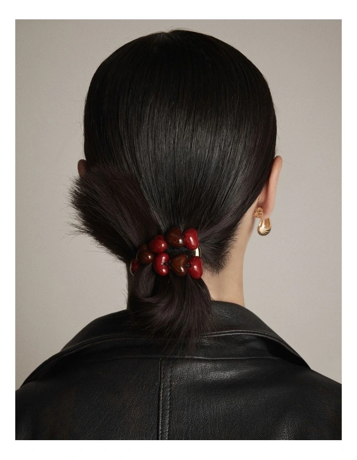 Lover Hair Tie in Bordeaux image 2