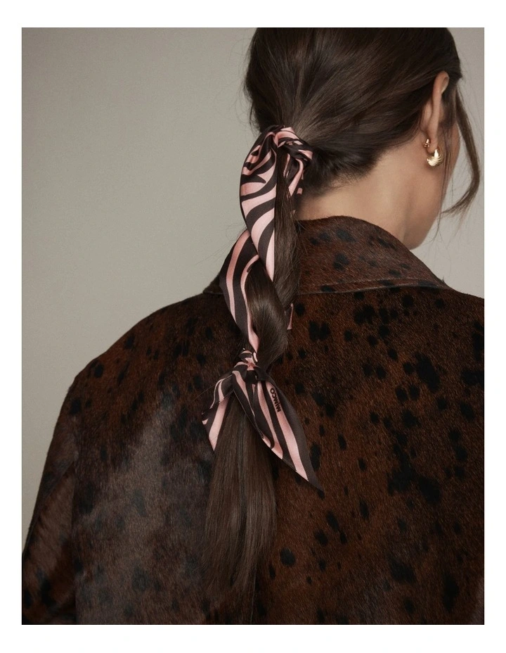 Zeleie Thin Scarf in Multicolour image 2